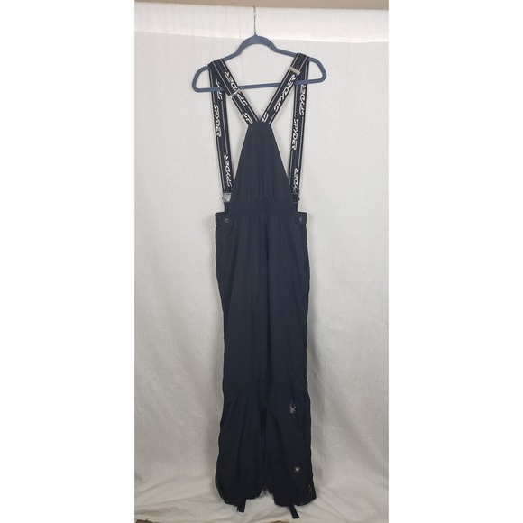 Spyder XT 5000 Mens L Black Ski Snowboard Snowsuit Bib Overalls Pants Winter - Picture 2 of 14